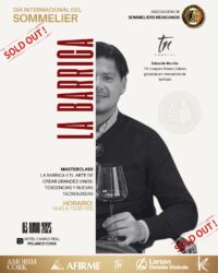 MASTERCLASS 14:45 A 15:30 HRS LA BARRICA Y EL ARTE DE CREAR GRANDES VINOS: TENDENCIAS Y NUEVAS TECNOLOGÍAS